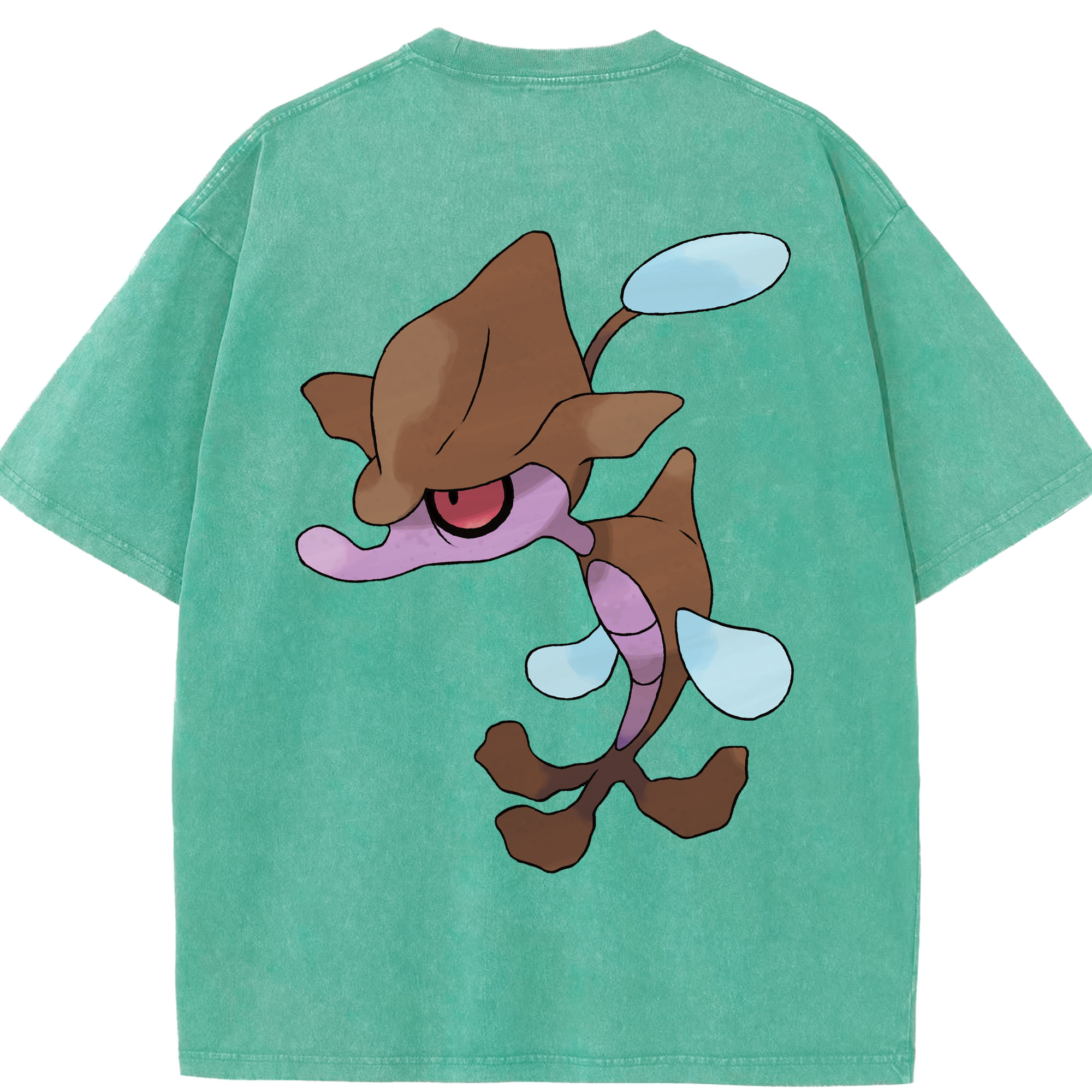 （画像用） ポケットモンスター Pokémon 綿100% ヴィンテージ風 半袖Tシャツ（背面プリント）